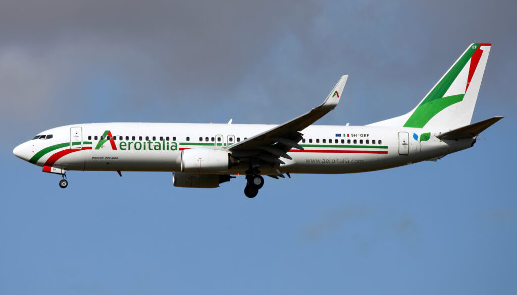 9H-GEF_Boeing_737-86Q_Aeroitalia_Stansted_1.10.22